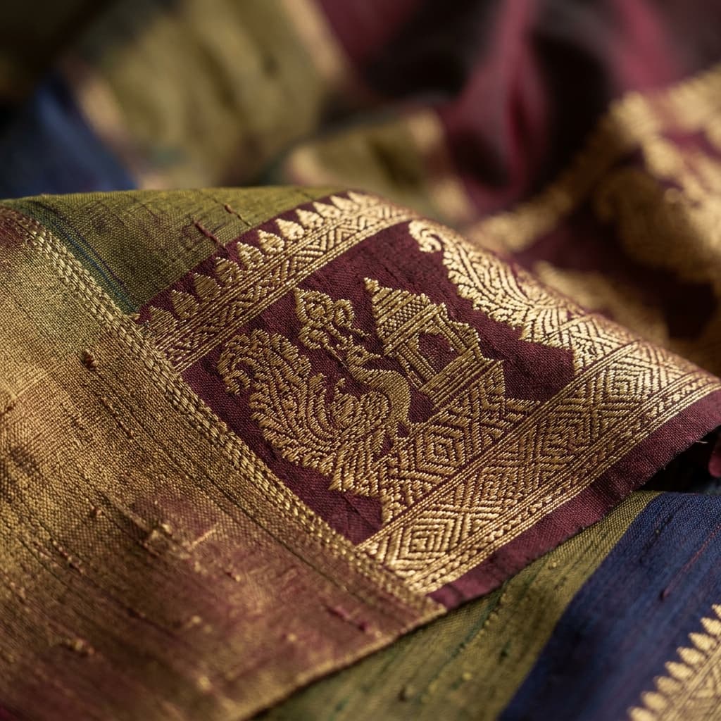 Handloom weaving